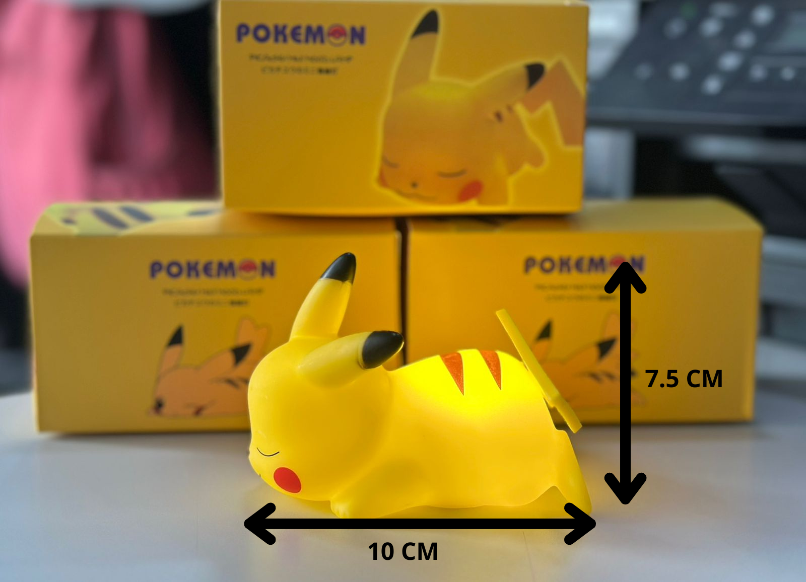 Vista 3 de Lampara Led de Pokemon Pikachu